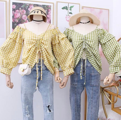Off Shoulder Ruched Top